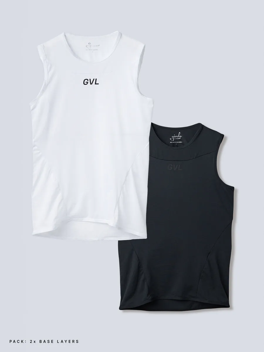 2PACK GVL SUPER-LIGHT BASE LAYER BLACK/WHITE