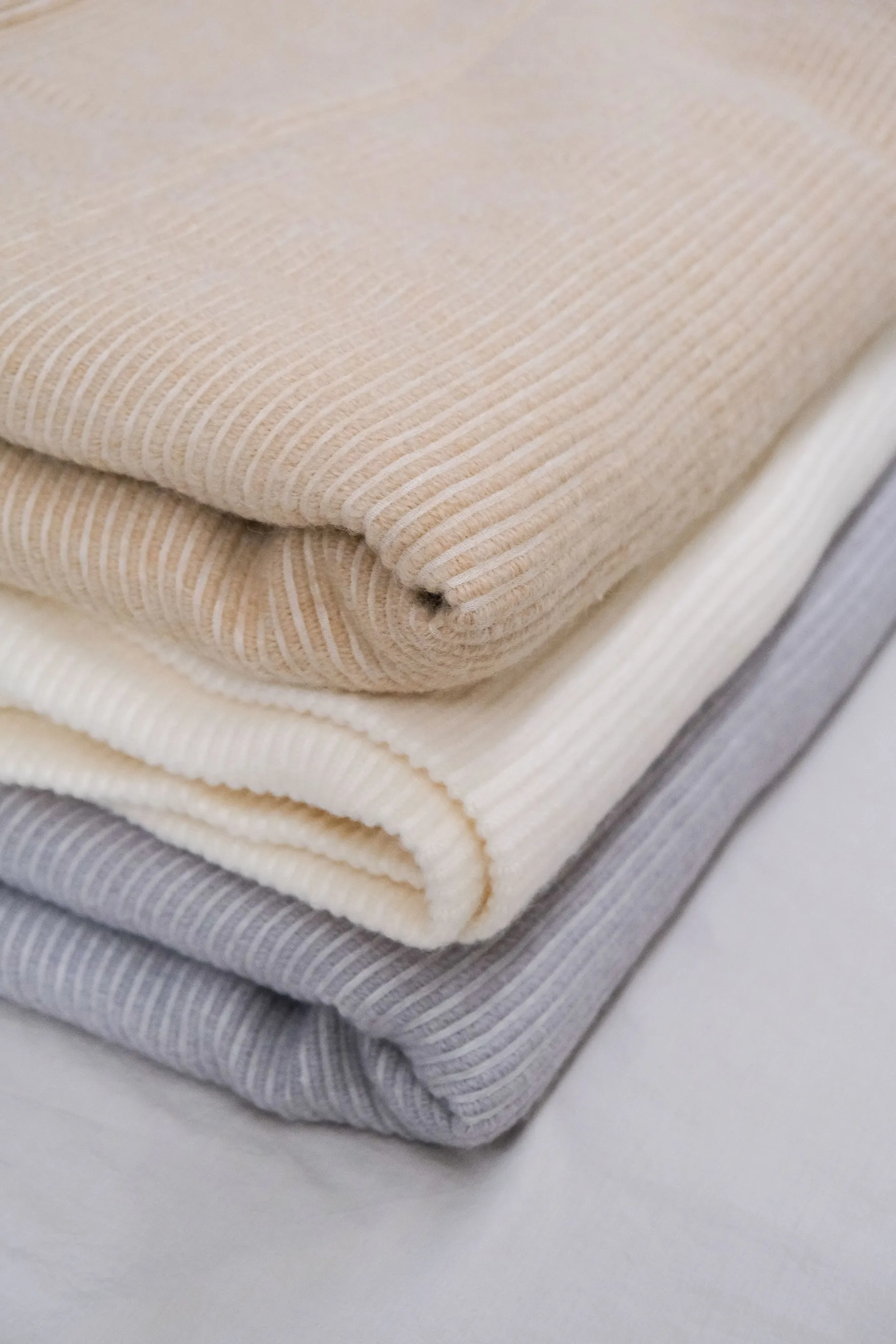 Bedspread Norwegian Wool - Light Grey