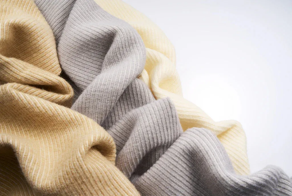 Bedspread Norwegian Wool - Light Grey