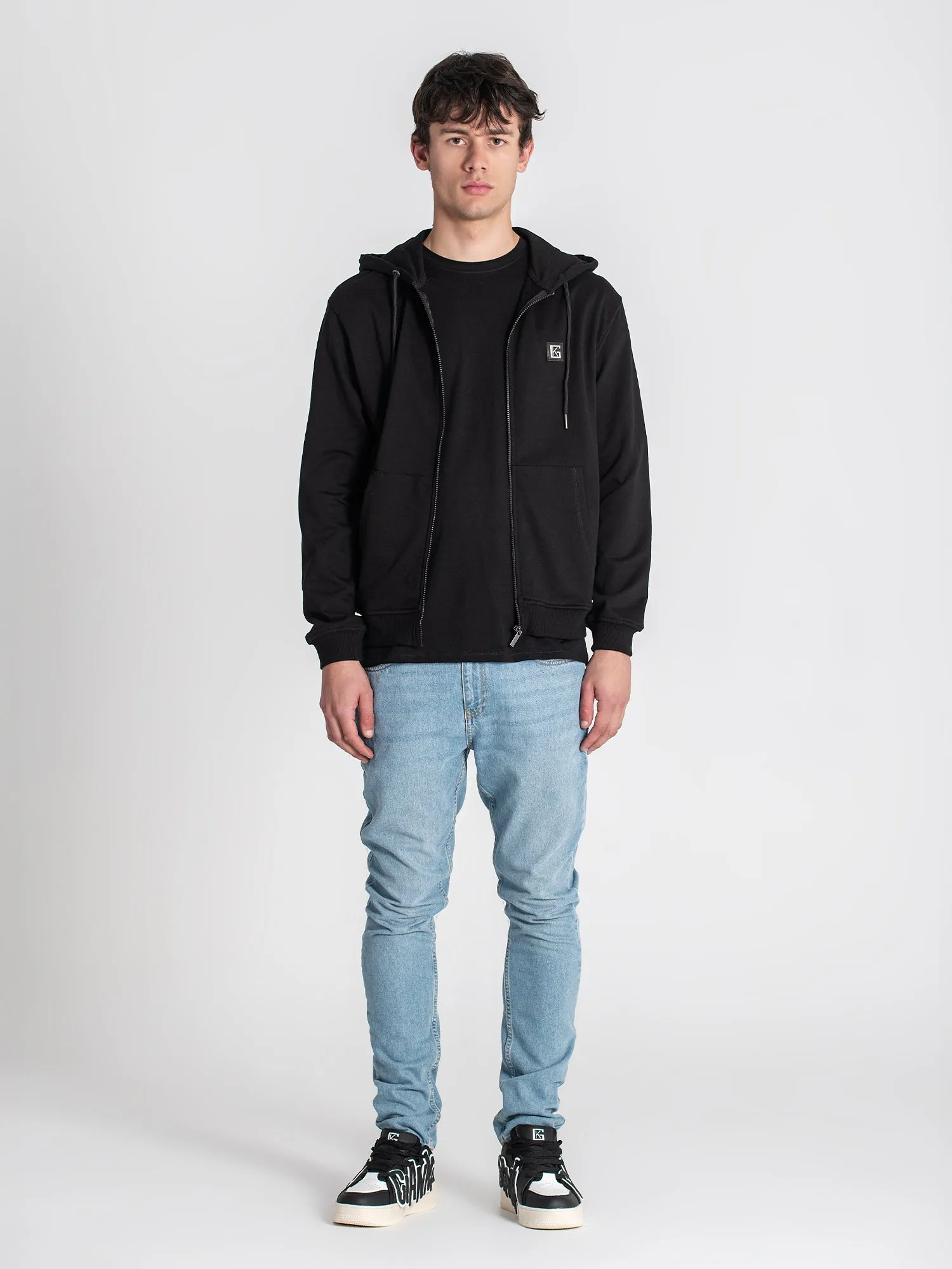 Black Warrior Angel Hoodie Jacket