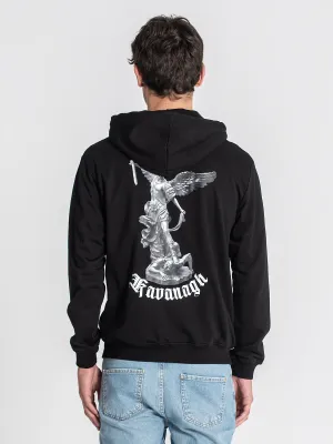 Black Warrior Angel Hoodie Jacket