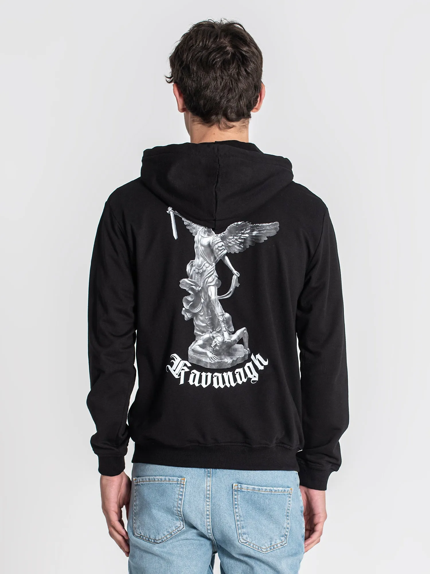 Black Warrior Angel Hoodie Jacket