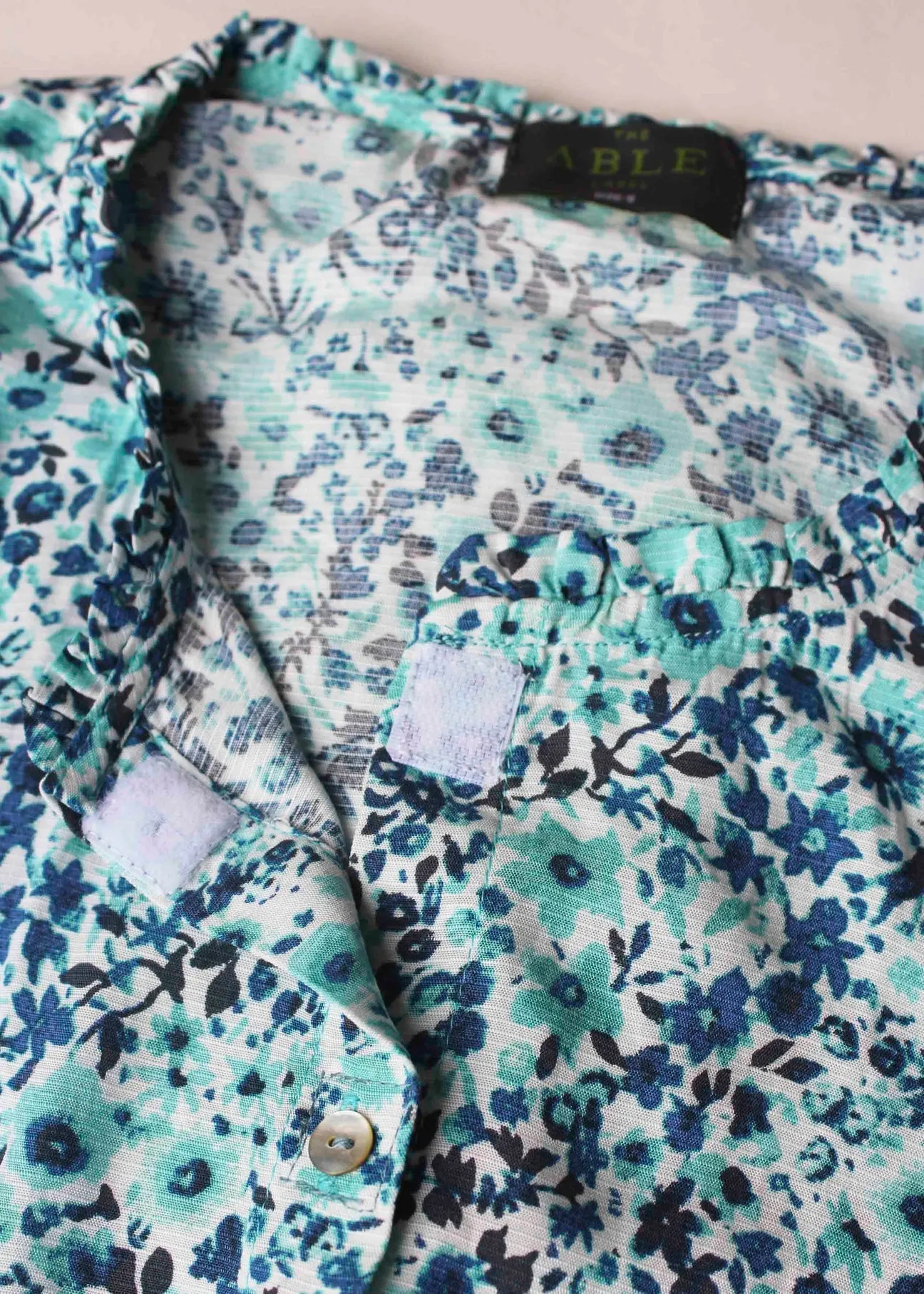Cara Floral VELCRO® Brand Fastening Shirt