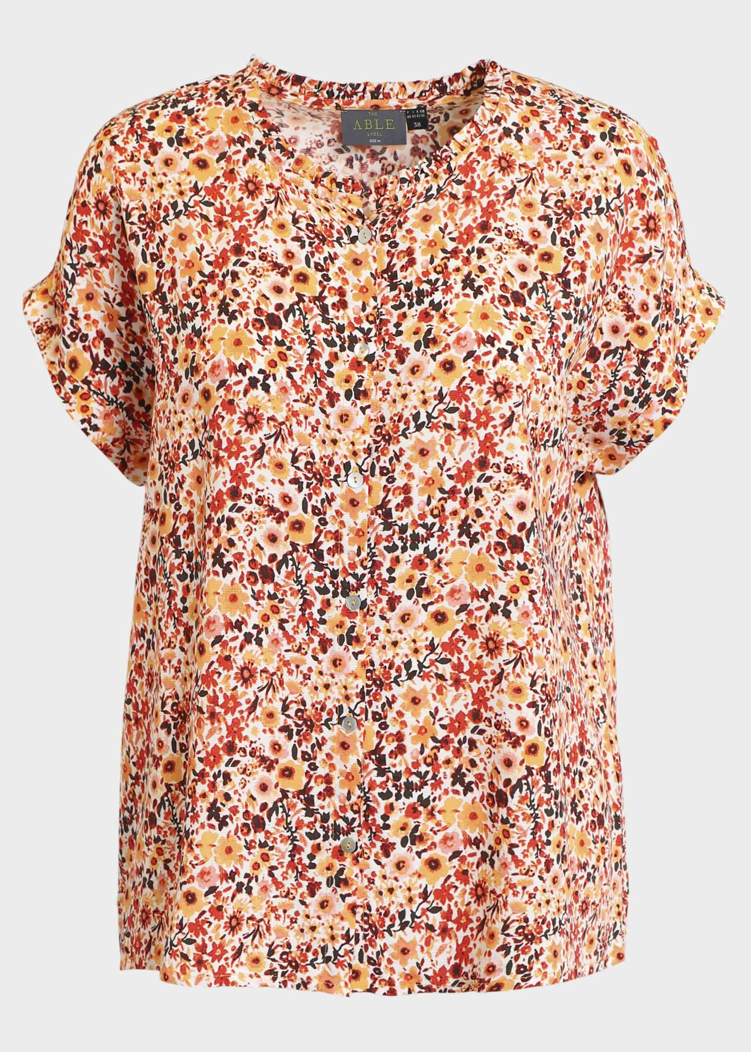 Cara Floral VELCRO® Brand Fastening Shirt