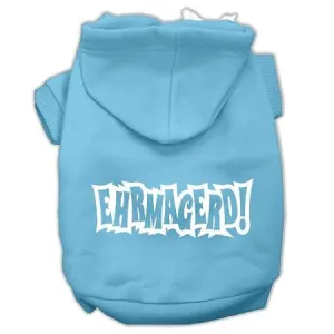 Ehrmagerd Screen Print Pet Hoodies Baby Blue Size XXL (18)