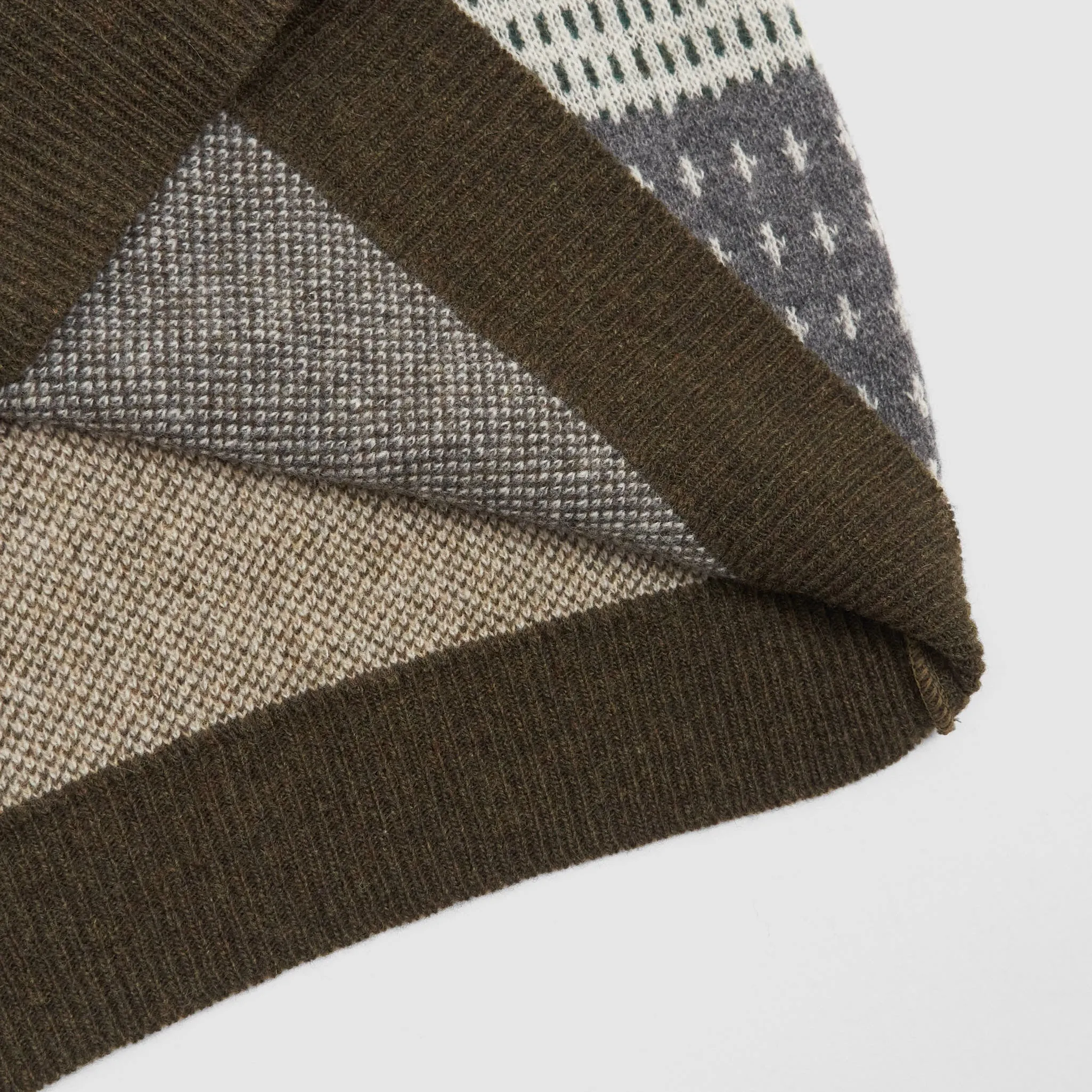 FDMTL Patchwork Crew Neck Pullover