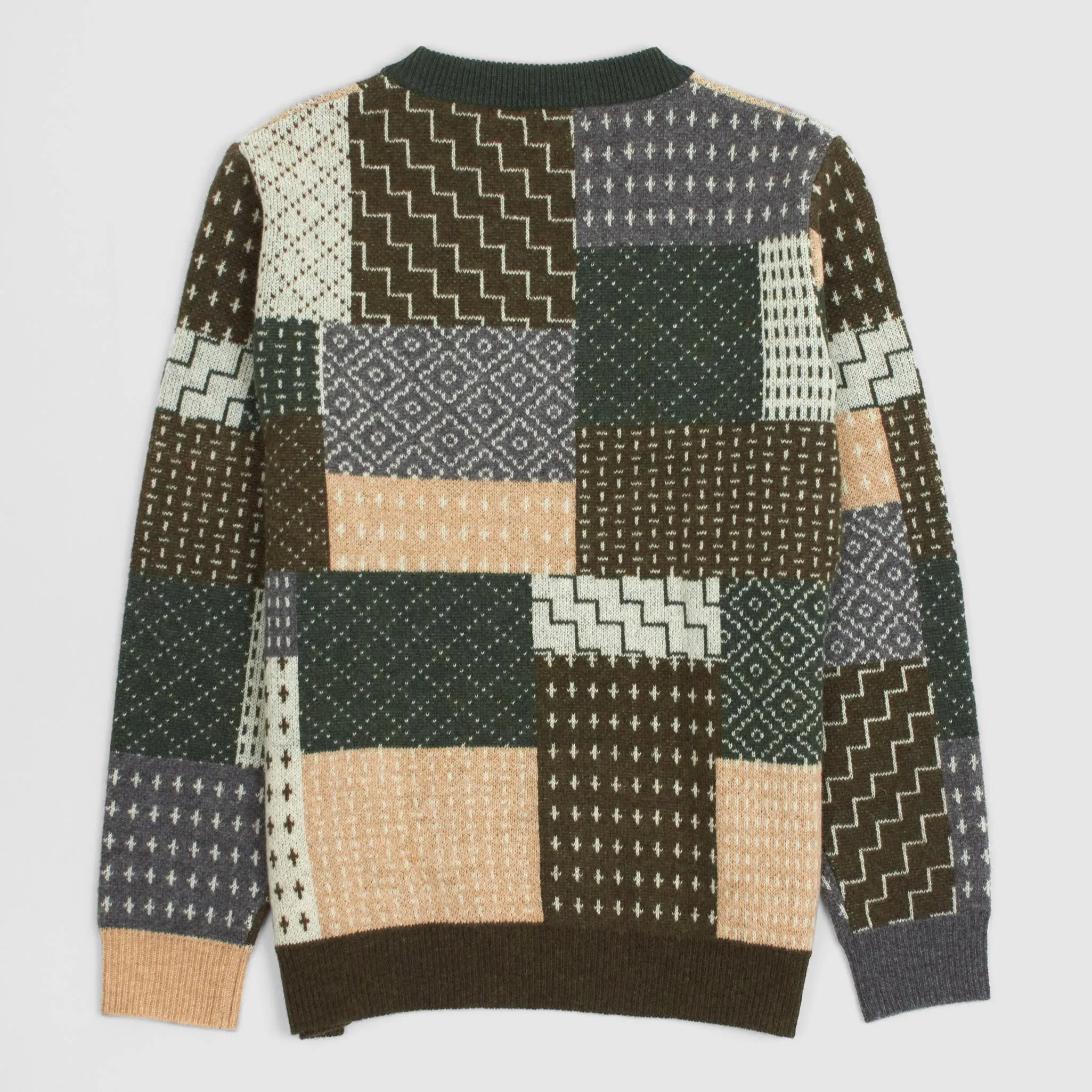 FDMTL Patchwork Crew Neck Pullover