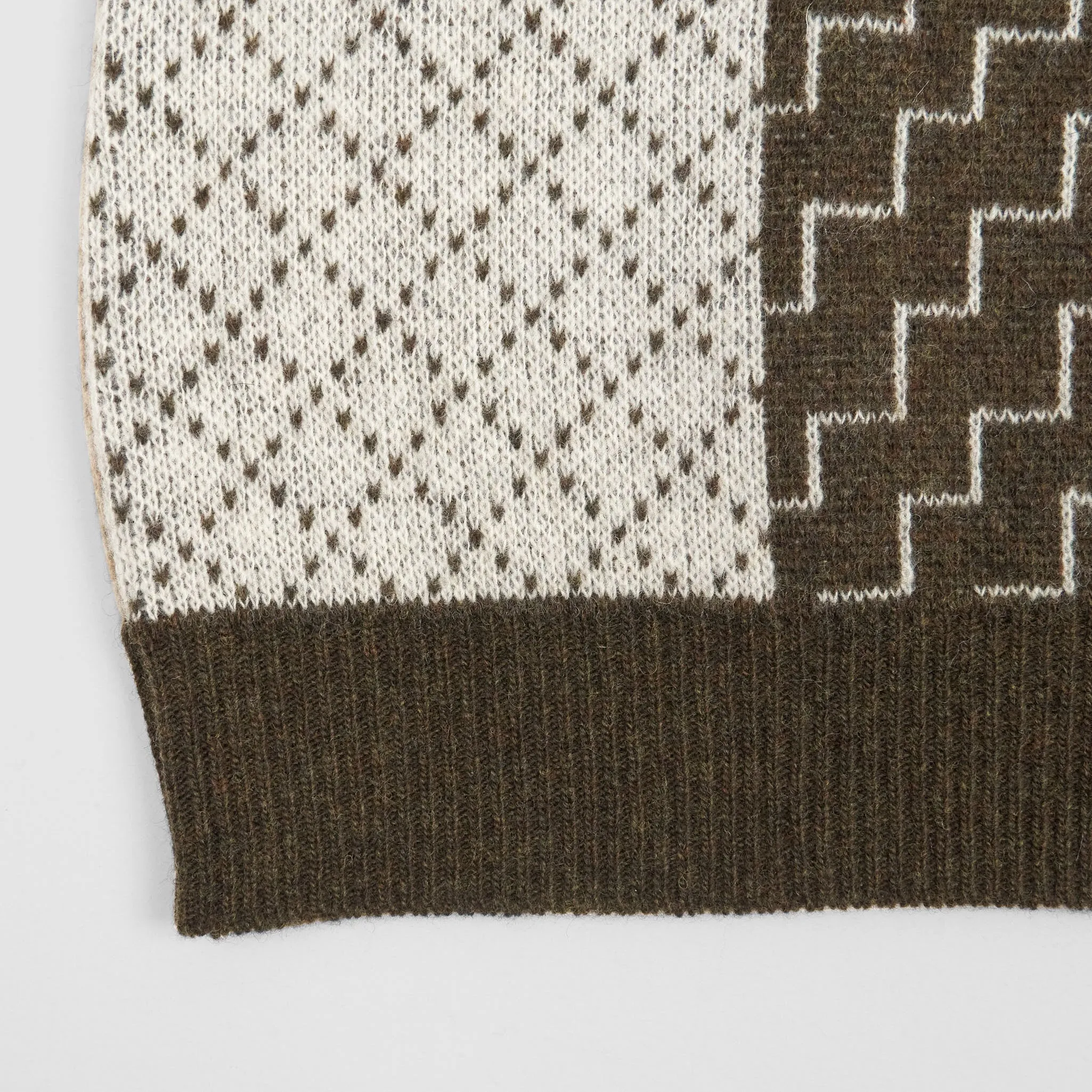 FDMTL Patchwork Crew Neck Pullover