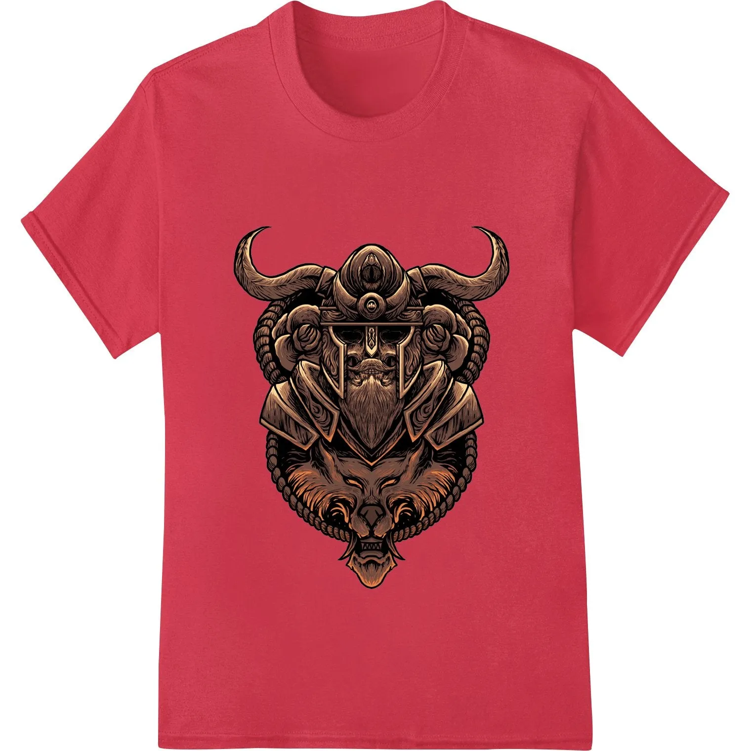 Fierce Demon Samurai Warrior DTF Print Heat Transfer