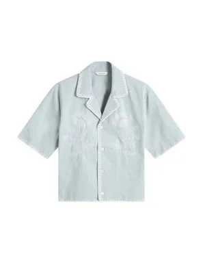 Gorti cropped embroidered shirt