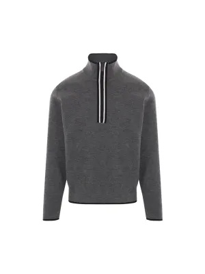 Half-Zip Merino Wool Sweater