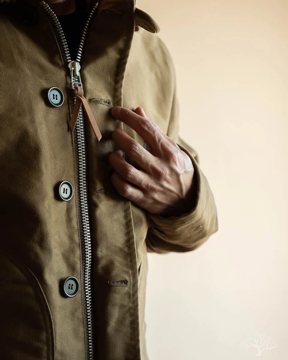 IHM-29-KHA Whipcord N1 Deck Jacket - Khaki
