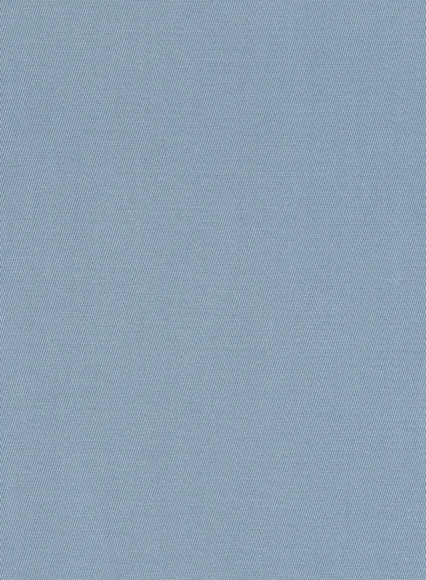 Italian Powder Blue Cotton Stretch Jacket