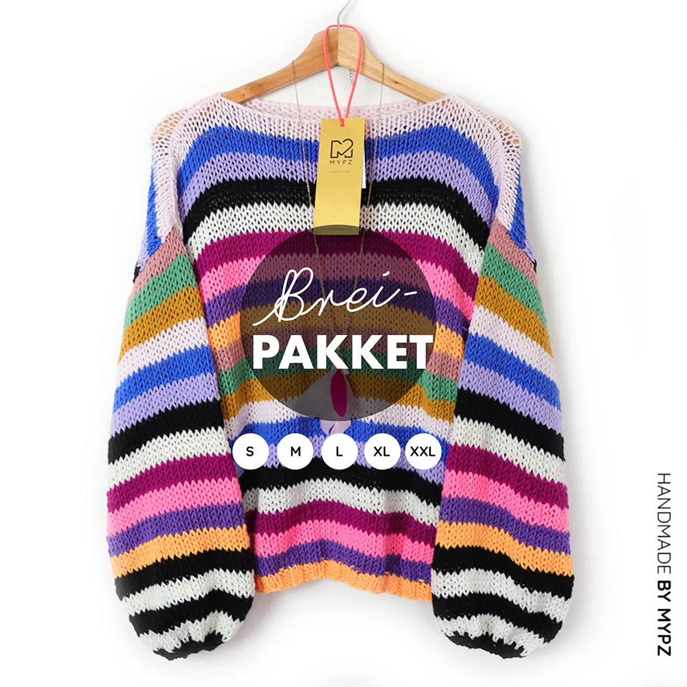 Knitting Kit – MYPZ Super Soft Merino Pullover Roman No8 (ENG-NL)