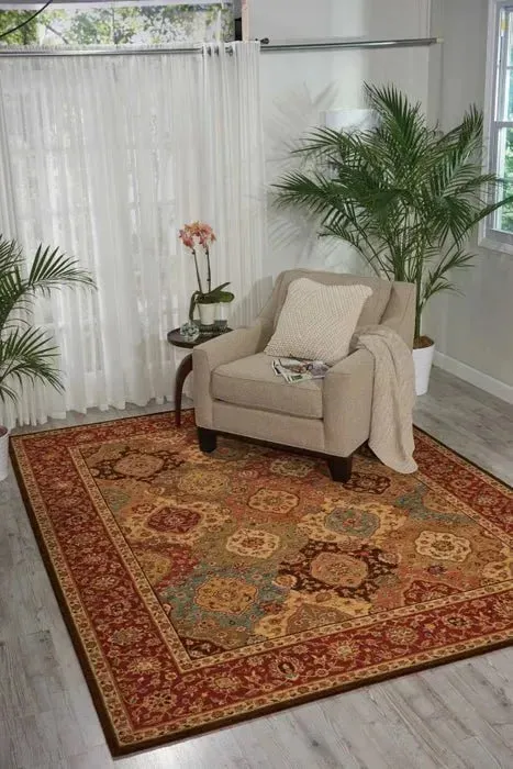 Living Treasures LI03 Multi Color Rug