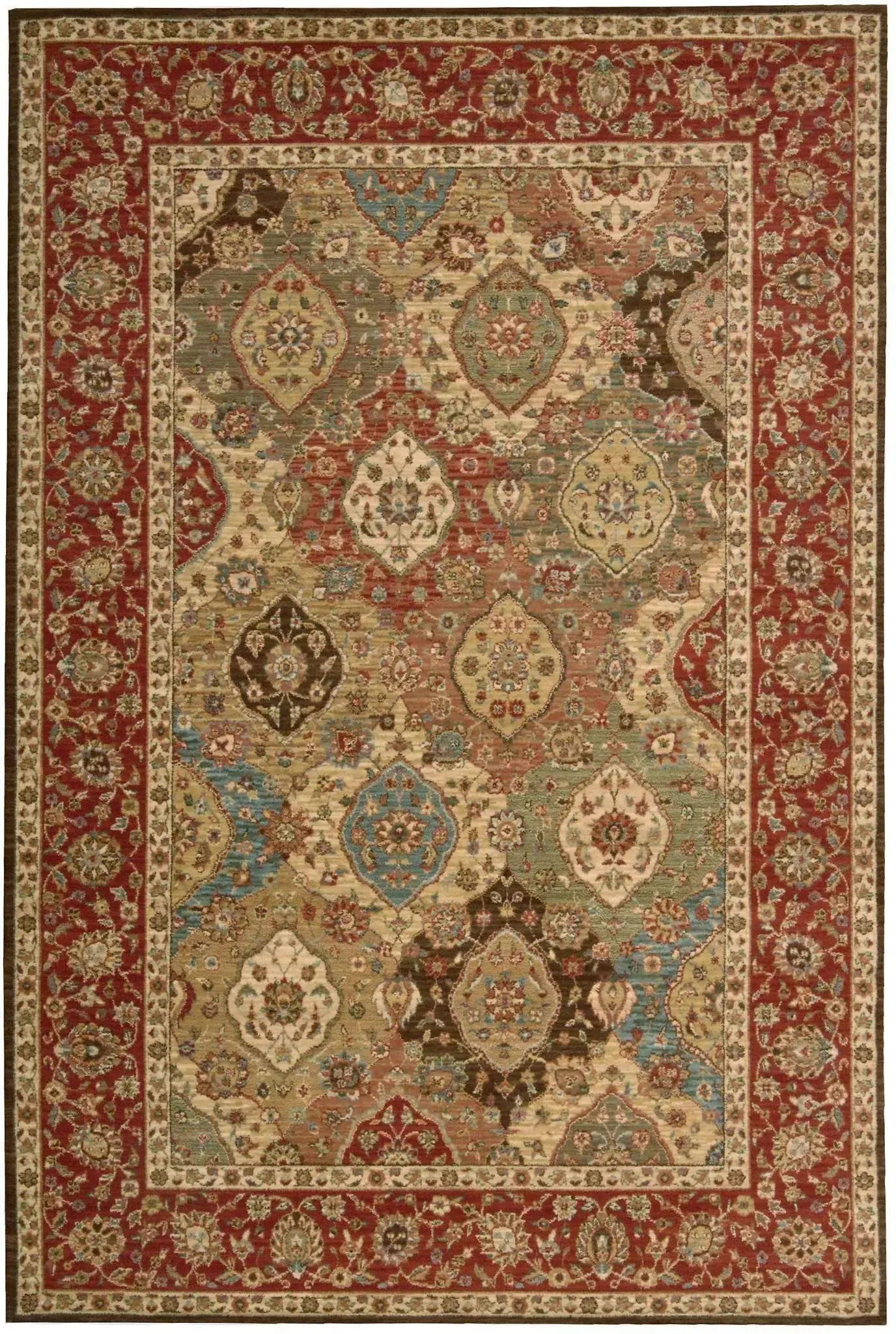 Living Treasures LI03 Multi Color Rug