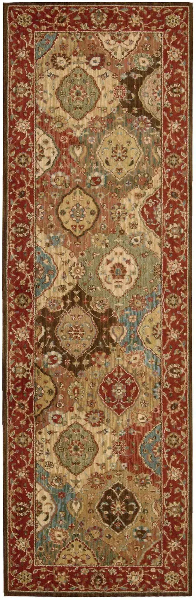 Living Treasures LI03 Multi Color Rug