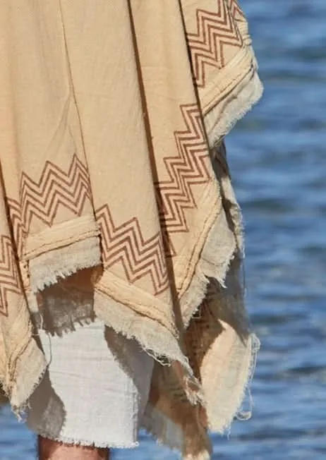 Lunar Shawl for Men - Tan