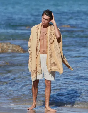 Lunar Shawl for Men - Tan