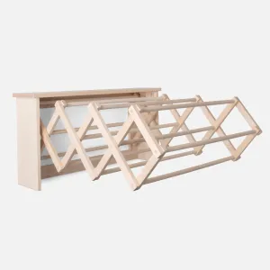 Maple Wall Mounted Clothes Drying Rack
