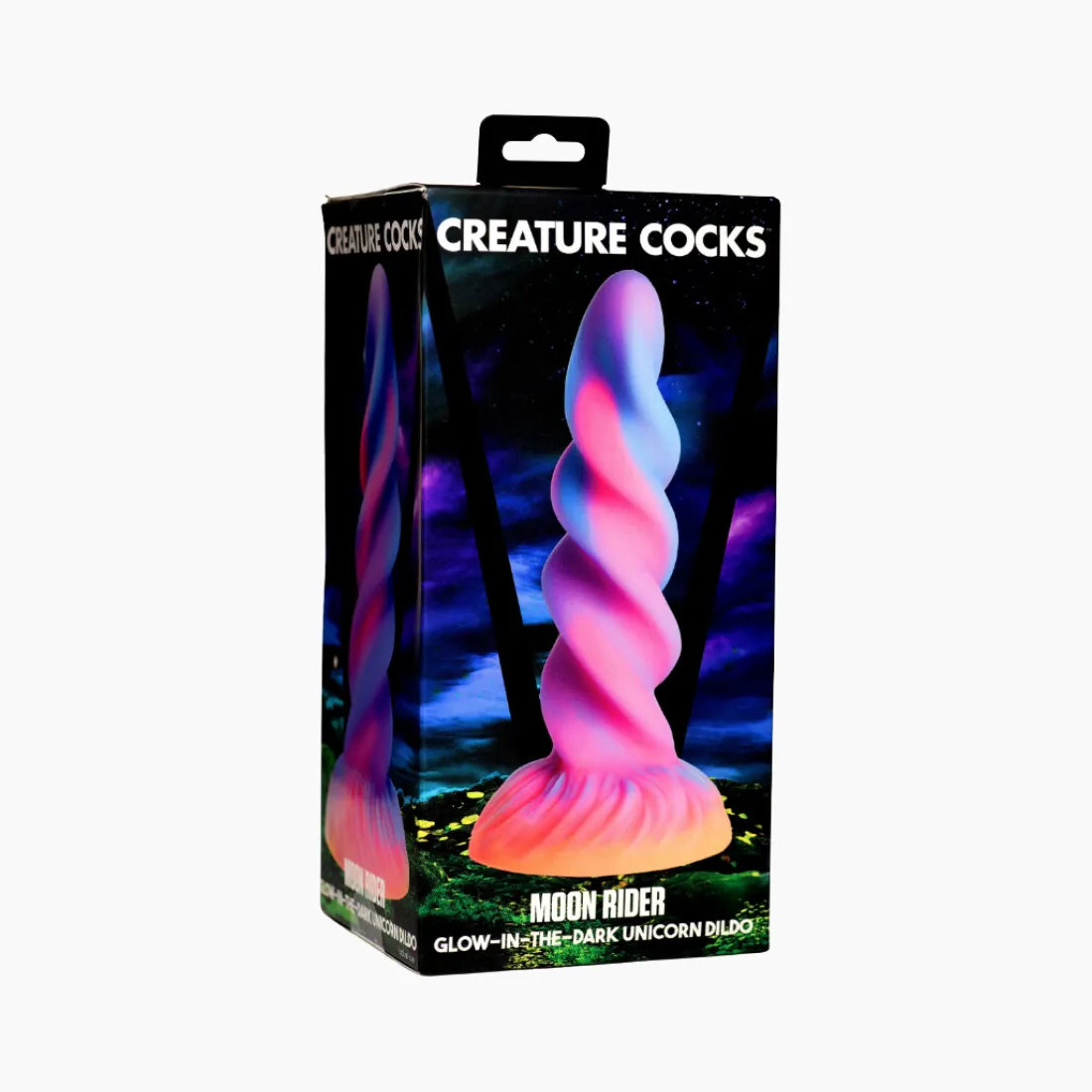 Moon Rider Glow-in-the-Dark Unicorn Silicone Dildo