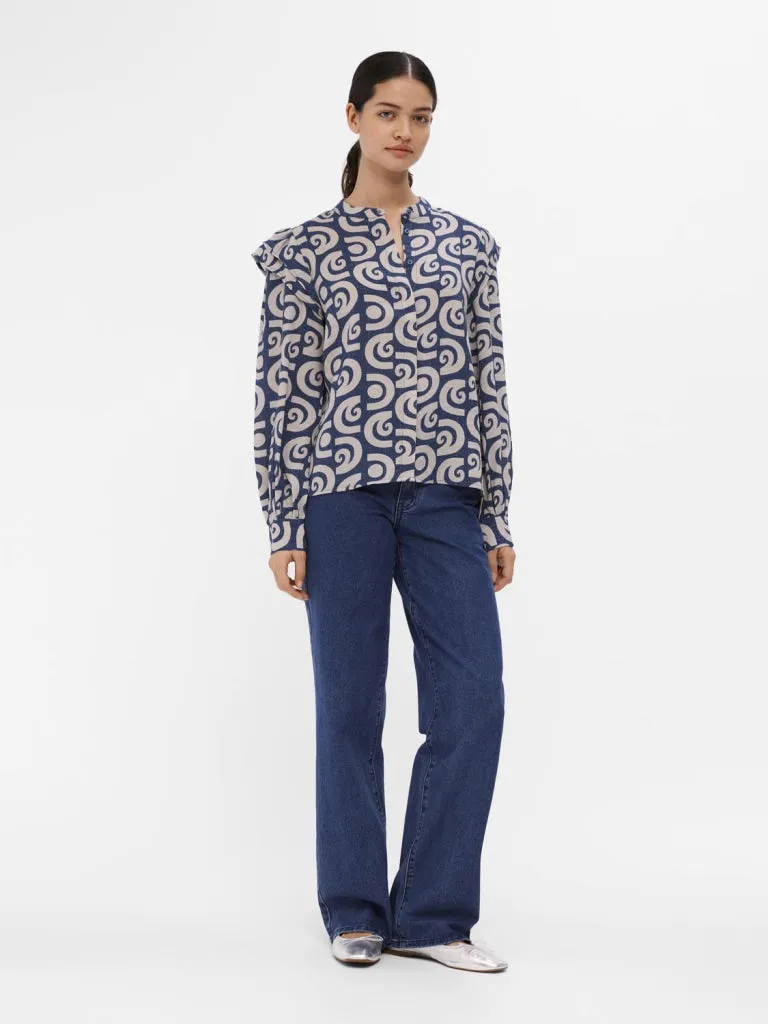 OBJSOPHIELINE LS RE SHIRT