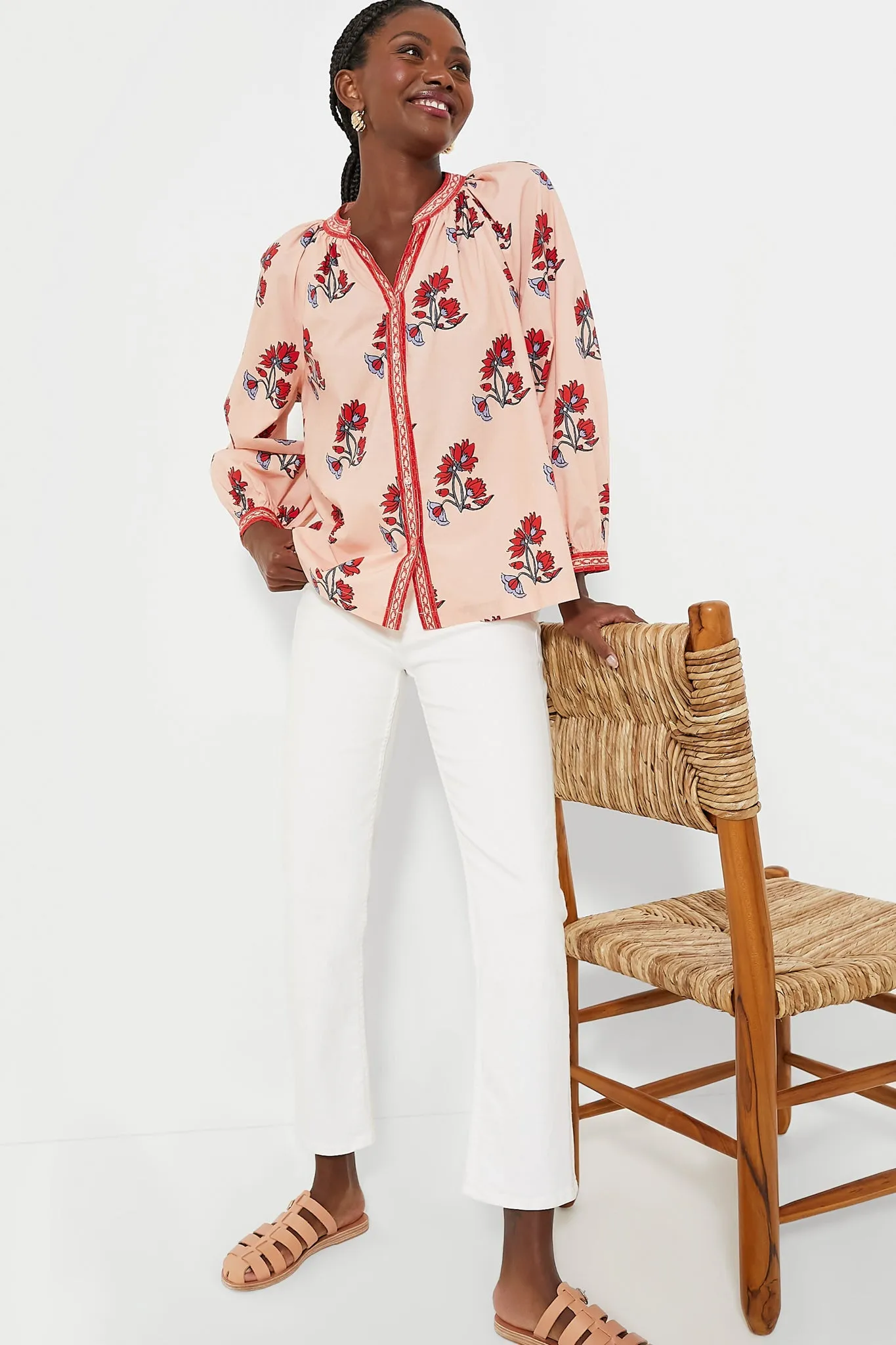 Pomegranate Buds Aria Blouse