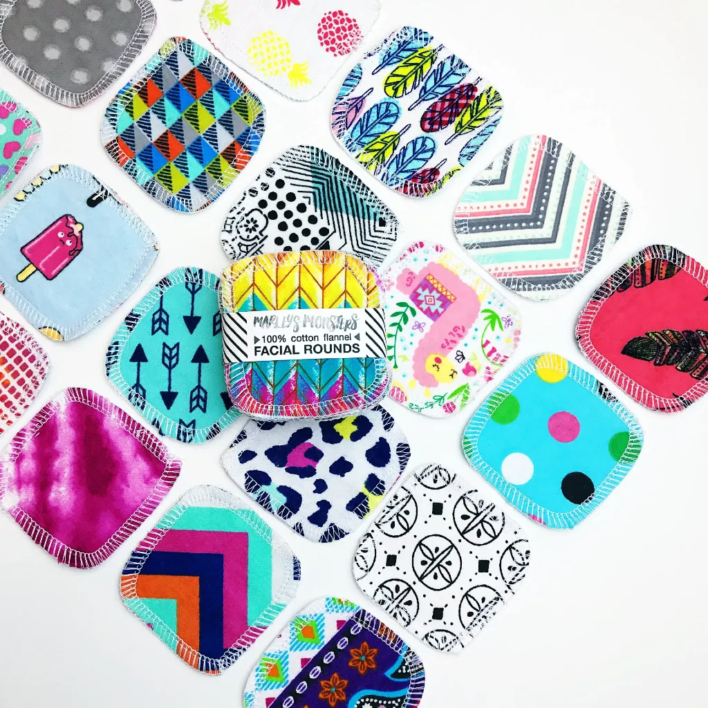 Reusable Washable Cotton Facial Rounds
