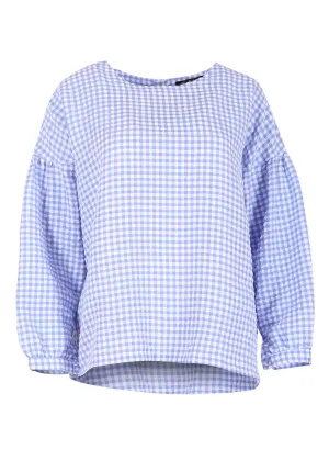 Suzanna Marrakesh Blouse Blue in Cotton