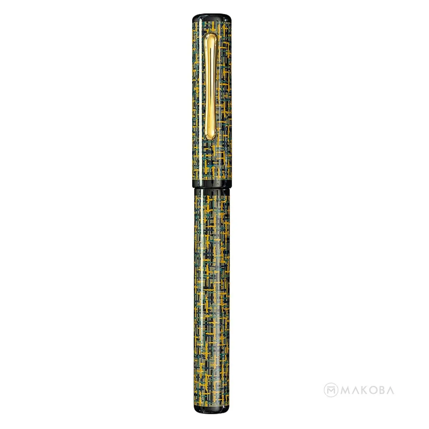 Taccia Tweed Limited Edition Fountain Pen, Mango Spice - 14K Gold Nib