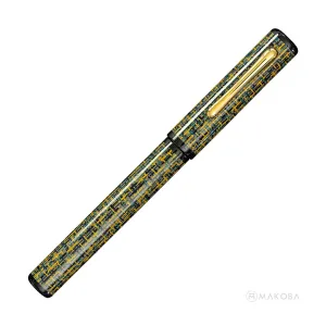 Taccia Tweed Limited Edition Fountain Pen, Mango Spice - 14K Gold Nib