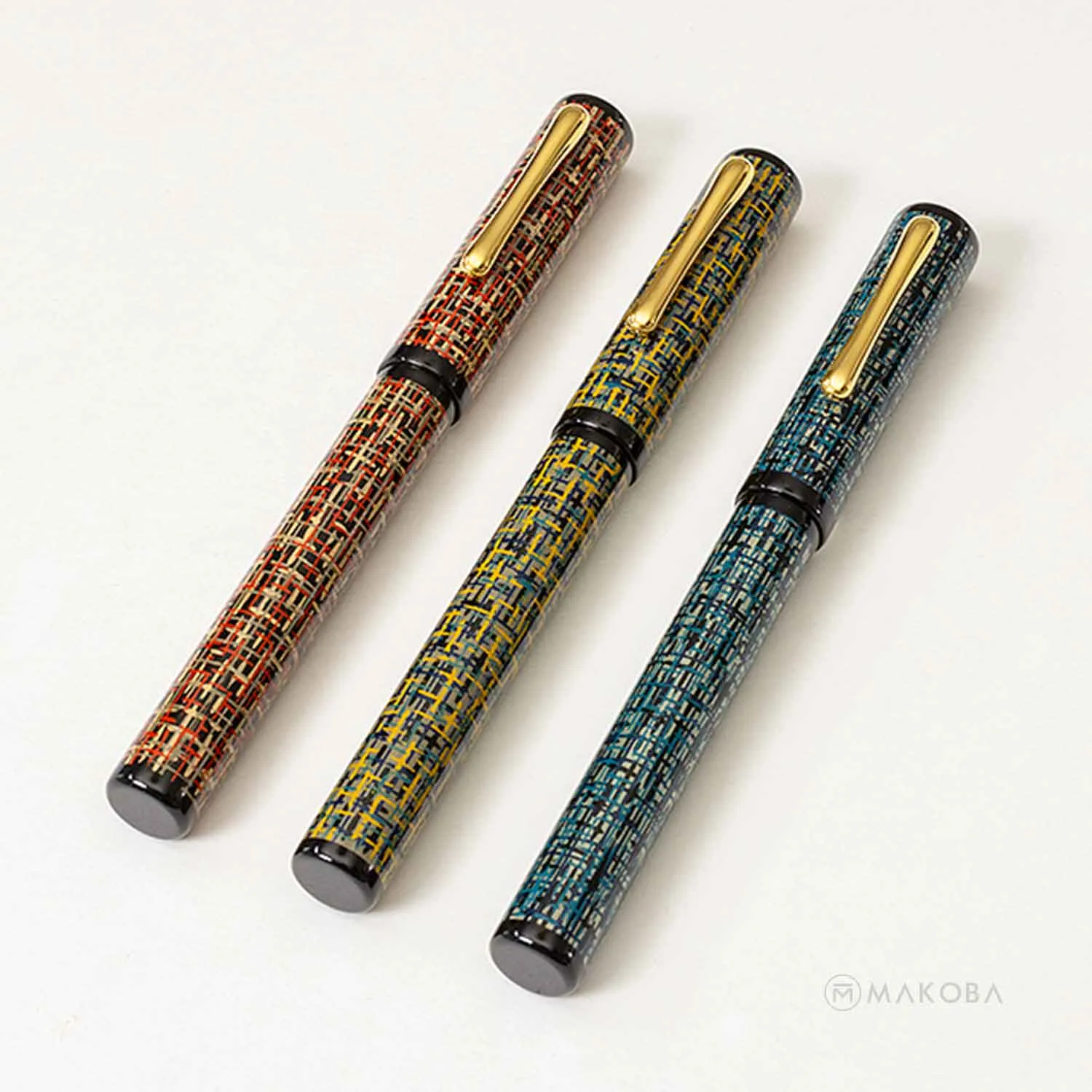 Taccia Tweed Limited Edition Fountain Pen, Mango Spice - 14K Gold Nib