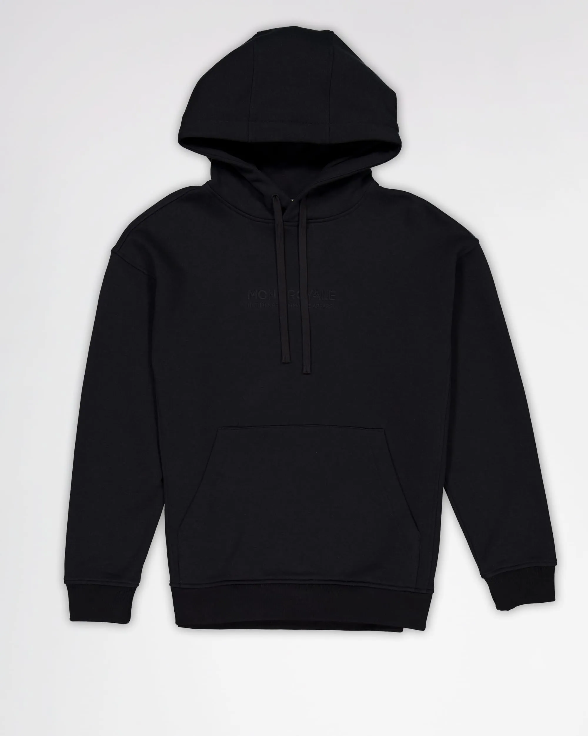 Verdant Merino Organic Cotton Hoody - Black